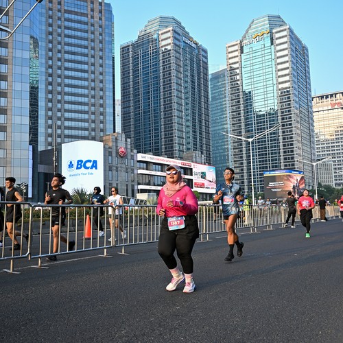 Race photo from SMARTFREN RUN 2026