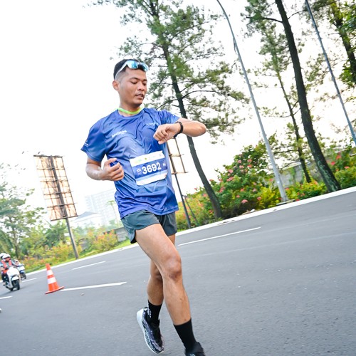 Race photo from BOGORUN 2026