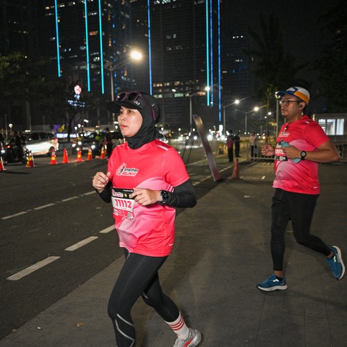 Race photo from SMARTFREN RUN 2026