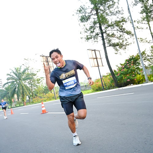 Race photo from BOGORUN 2026