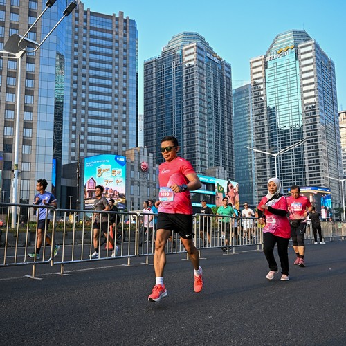 Race photo from SMARTFREN RUN 2026