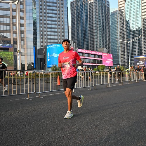 Race photo from SMARTFREN RUN 2026