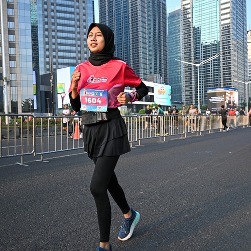Race photo from SMARTFREN RUN 2026