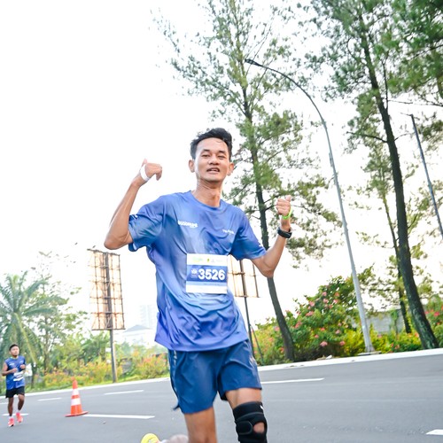 Race photo from BOGORUN 2026