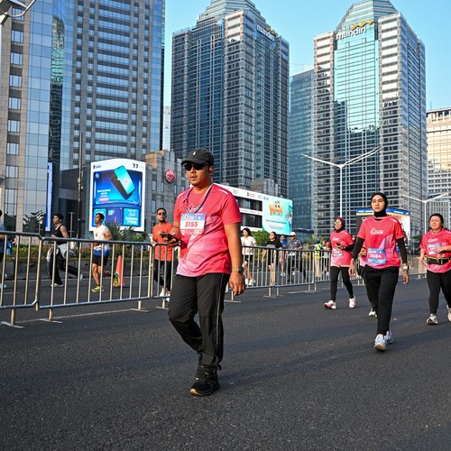 Race photo from SMARTFREN RUN 2026