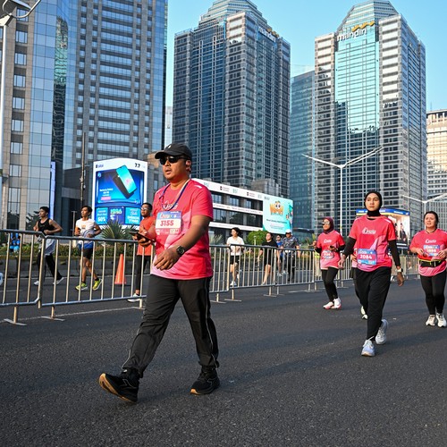 Race photo from SMARTFREN RUN 2026