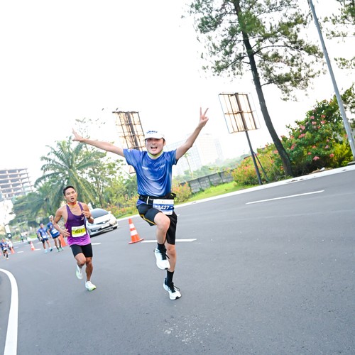 Race photo from BOGORUN 2026