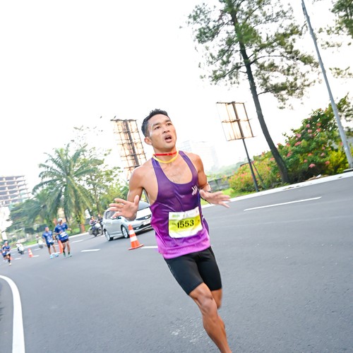 Race photo from BOGORUN 2026