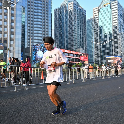 Race photo from SMARTFREN RUN 2026