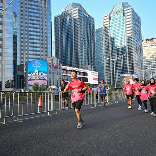 Race photo from SMARTFREN RUN 2026
