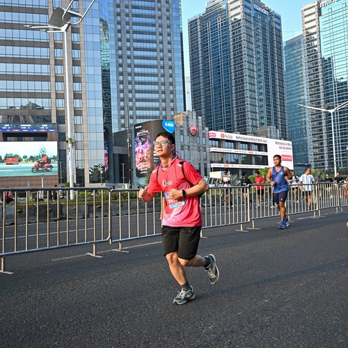 Race photo from SMARTFREN RUN 2026