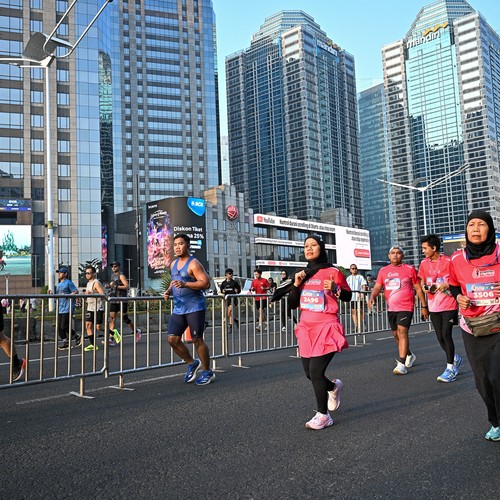 Race photo from SMARTFREN RUN 2026