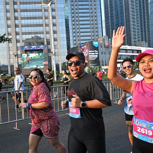 Race photo from SMARTFREN RUN 2026