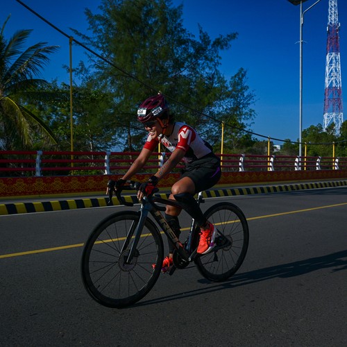 Race photo from Belitung Multisport Festival