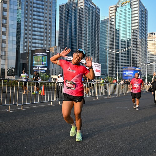 Race photo from SMARTFREN RUN 2026