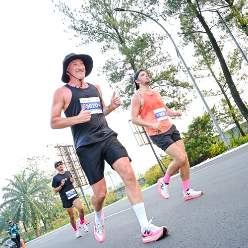 Race photo from BOGORUN 2026