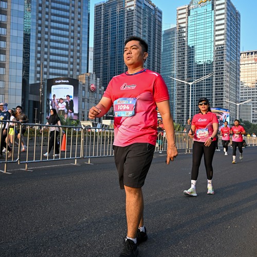 Race photo from SMARTFREN RUN 2026