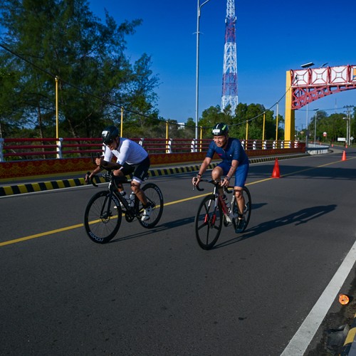 Race photo from Belitung Multisport Festival