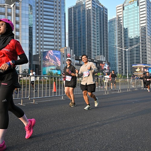 Race photo from SMARTFREN RUN 2026