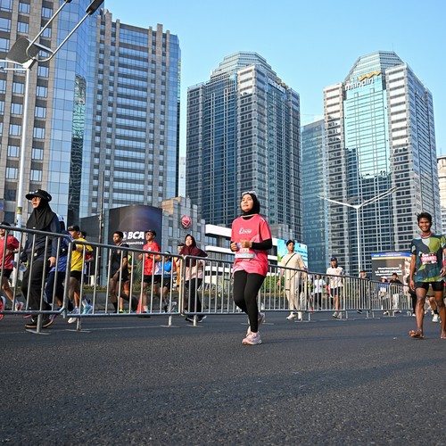 Race photo from SMARTFREN RUN 2026