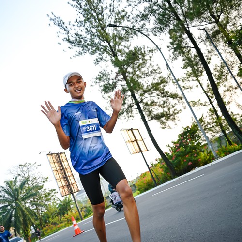 Race photo from BOGORUN 2026