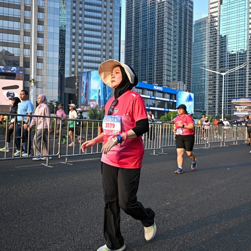 Race photo from SMARTFREN RUN 2026