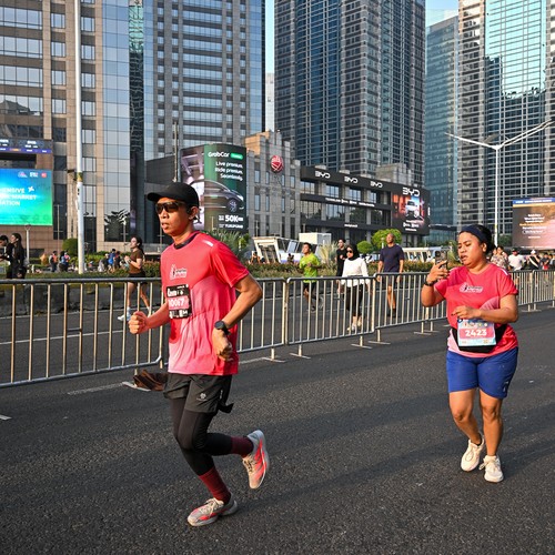 Race photo from SMARTFREN RUN 2026