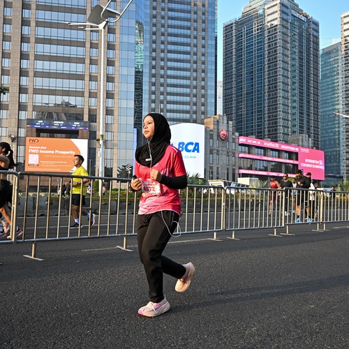 Race photo from SMARTFREN RUN 2026