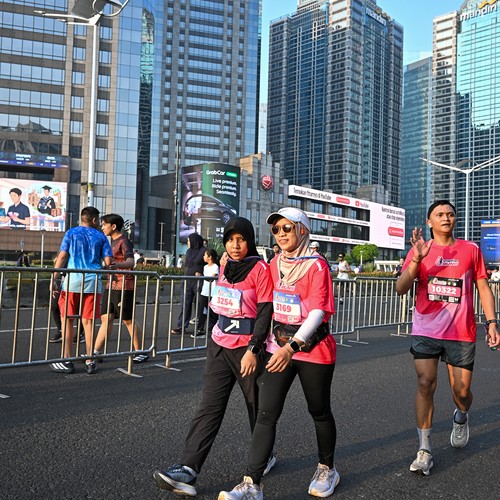 Race photo from SMARTFREN RUN 2026