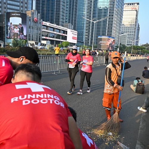 Race photo from SMARTFREN RUN 2026