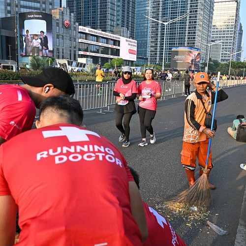 Race photo from SMARTFREN RUN 2026