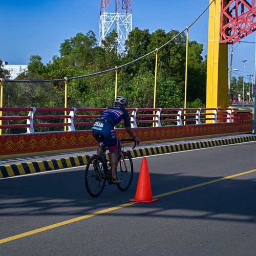 Race photo from Belitung Multisport Festival