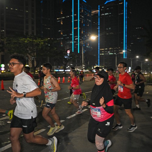 Race photo from SMARTFREN RUN 2026