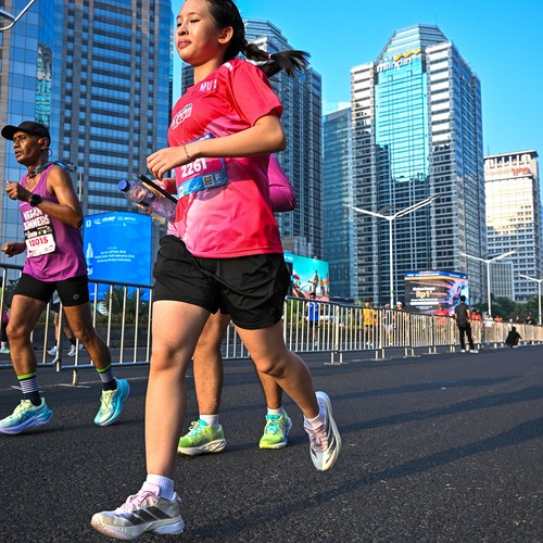 Race photo from SMARTFREN RUN 2026