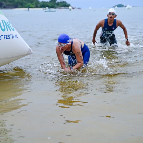 Race photo from Belitung Multisport Festival