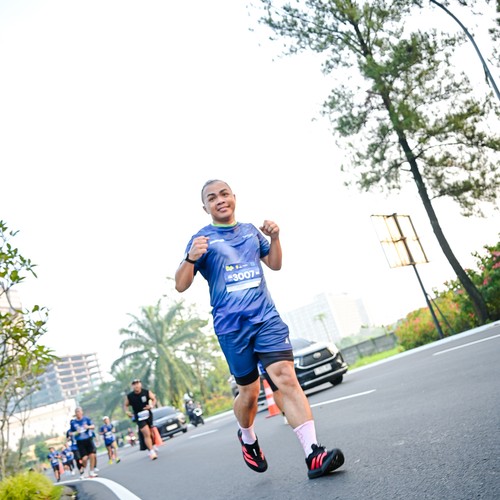 Race photo from BOGORUN 2026