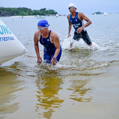 Race photo from Belitung Multisport Festival