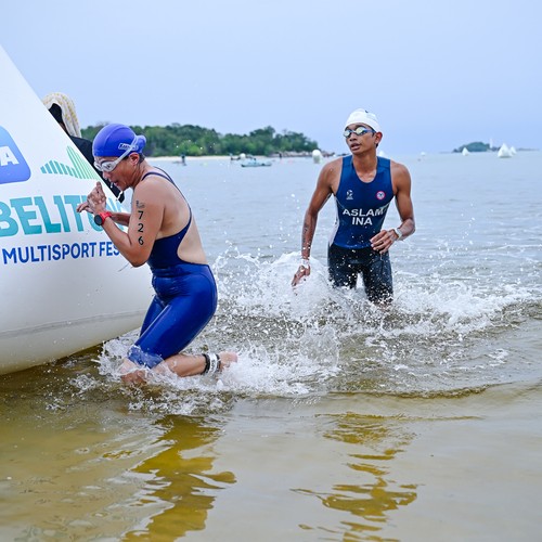 Race photo from Belitung Multisport Festival