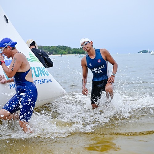 Race photo from Belitung Multisport Festival