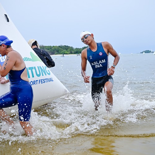 Race photo from Belitung Multisport Festival