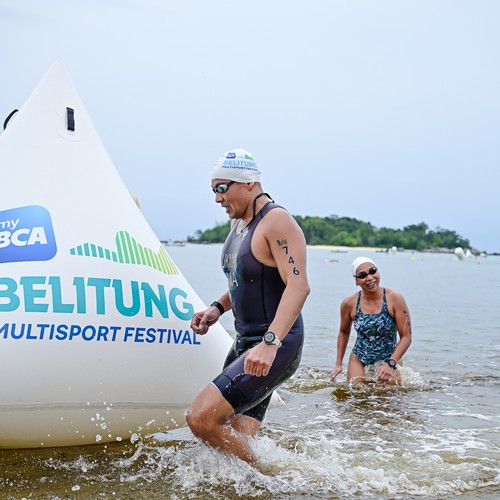 Race photo from Belitung Multisport Festival