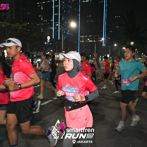 Race photo from SMARTFREN RUN 2026