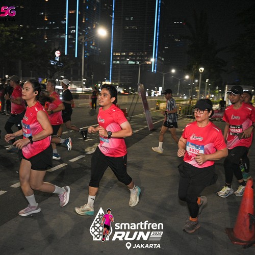 Race photo from SMARTFREN RUN 2026