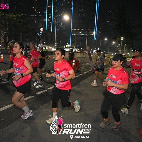 Race photo from SMARTFREN RUN 2026