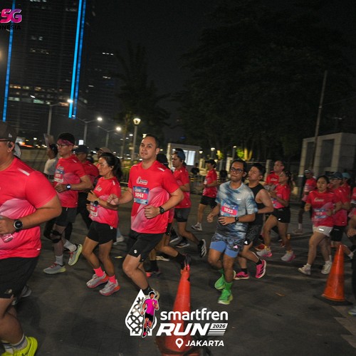 Race photo from SMARTFREN RUN 2026