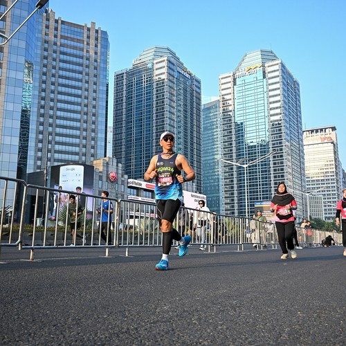 Race photo from SMARTFREN RUN 2026