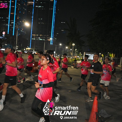 Race photo from SMARTFREN RUN 2026