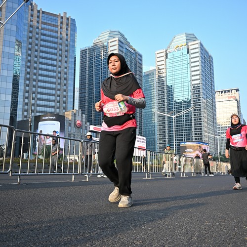 Race photo from SMARTFREN RUN 2026