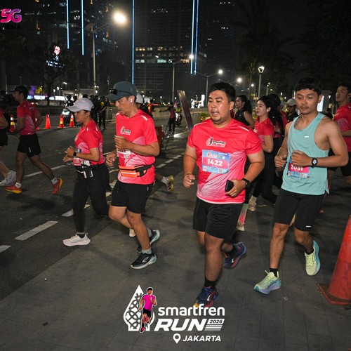 Race photo from SMARTFREN RUN 2026