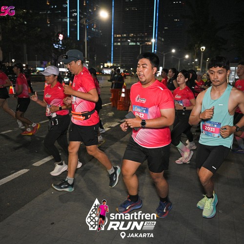 Race photo from SMARTFREN RUN 2026